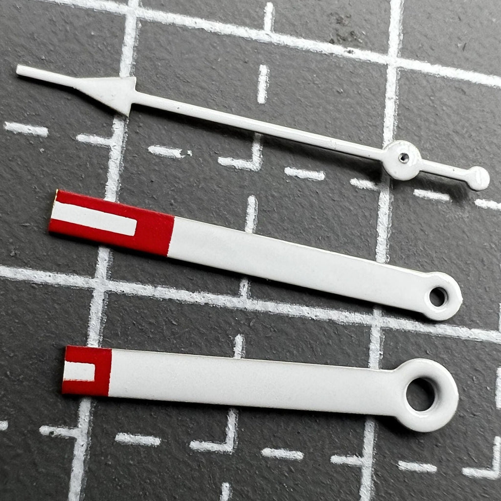 2 Sets/Pack Red New Arrow Shape Watch Hands Set for Miyota 2035 Movement