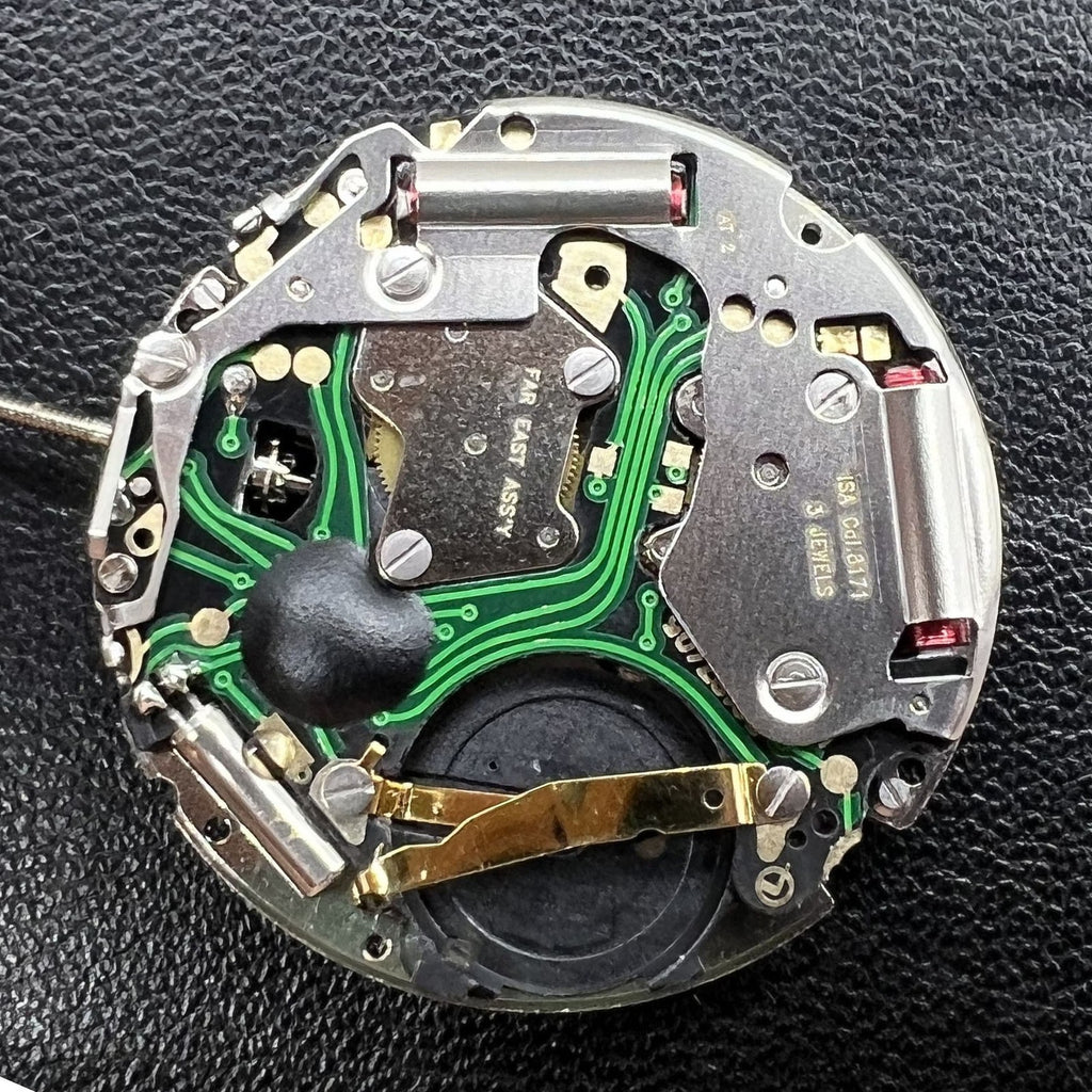 Swiss Silver ISA 8171 Quartz Movement Single Calendar 5 Hands Date At 6