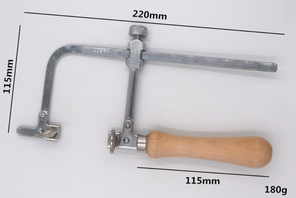 Hand Saw U Type Steel Saw Bow 12 Saw Blade Jewelry Woodwork Craft Cutting Tools