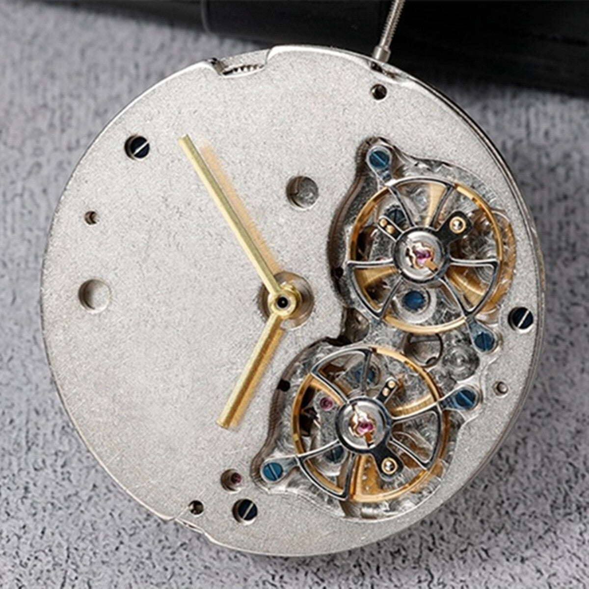 Silver China Made Multifunctional Automatic Mechanical Movement Double Flywheel