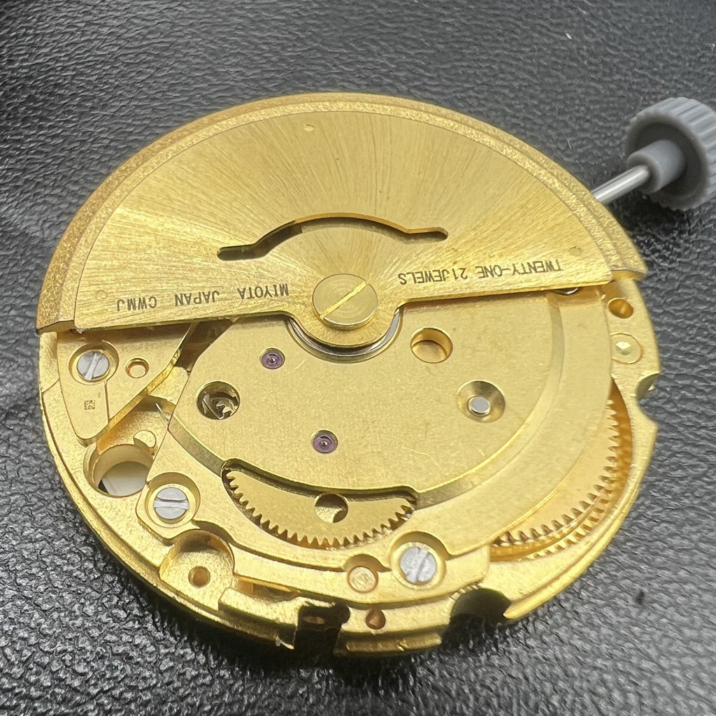 Golden Plated Miyota /Citizen 8205 Automatic Mechanical Movement