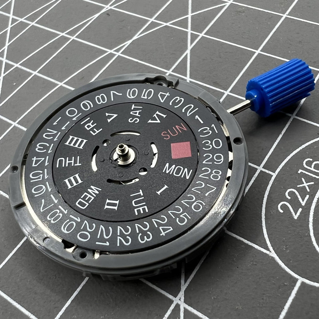 Black NH36 NH36A Roman Wheel Crown At 3.0 Automatic Mechanical Movement