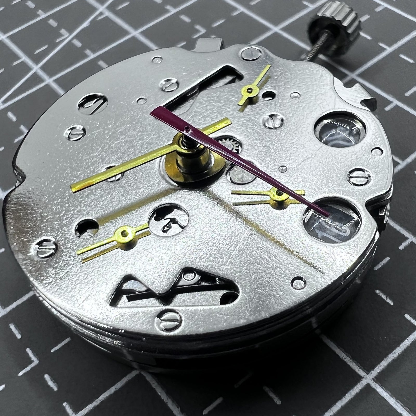 Seagull ST16 Mechanical Movement Watch Part Black Calendar 7 Hands Date at 6