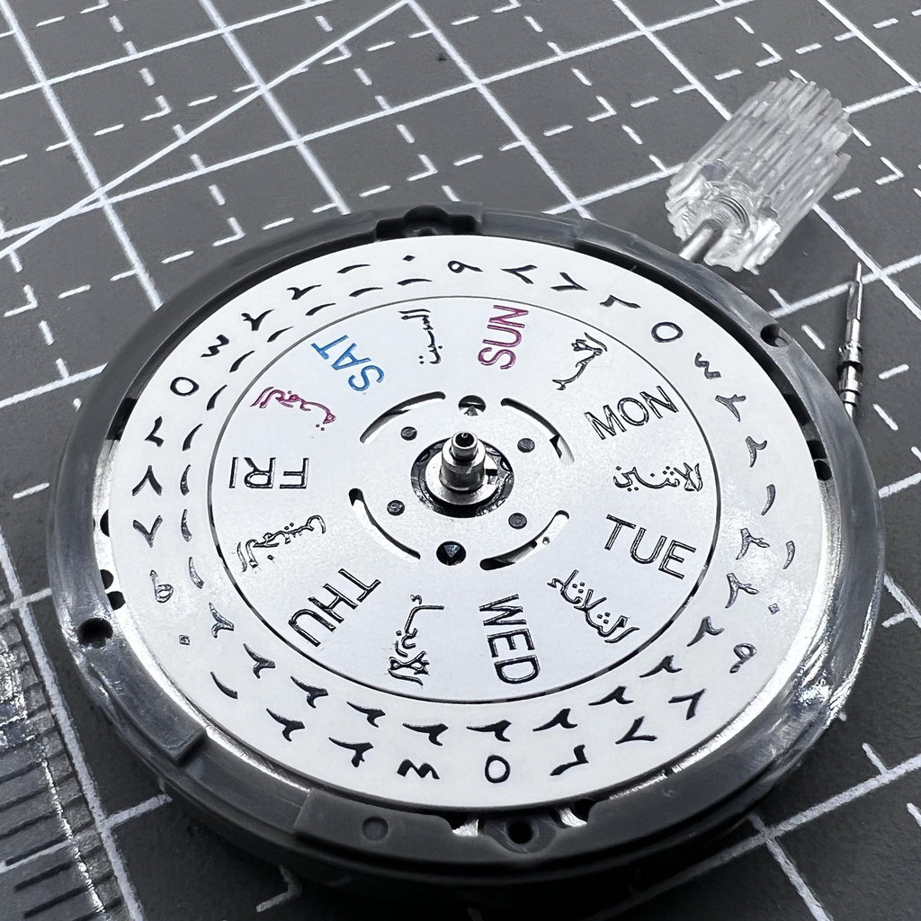 Japan Seiko NH36 Automatic Mechanical Movement Arabic Date Dial Crown At 3.8