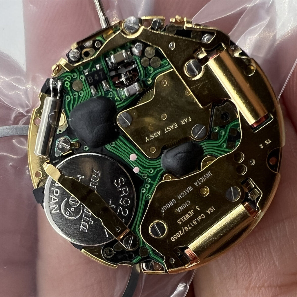 Watchmakers ISA 8176-2050 Quartz Movement Small Second@2 Date at 6 Replacements