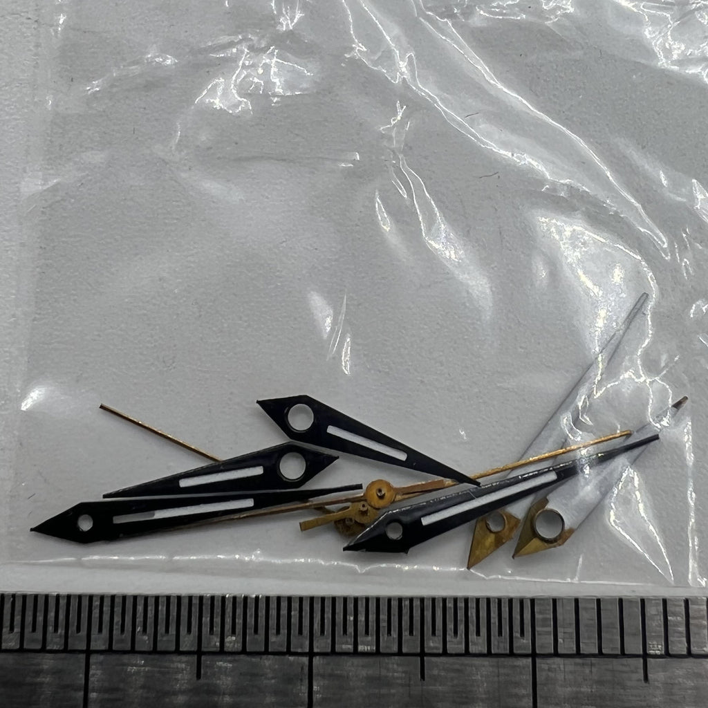 Watch Hands Black Trim Luminous for Miyota 2035 Watch Quartz Movement P1-H3-C48