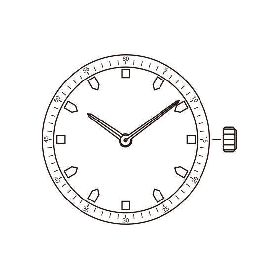 Miyota 9T22 Japan Quartz Movement