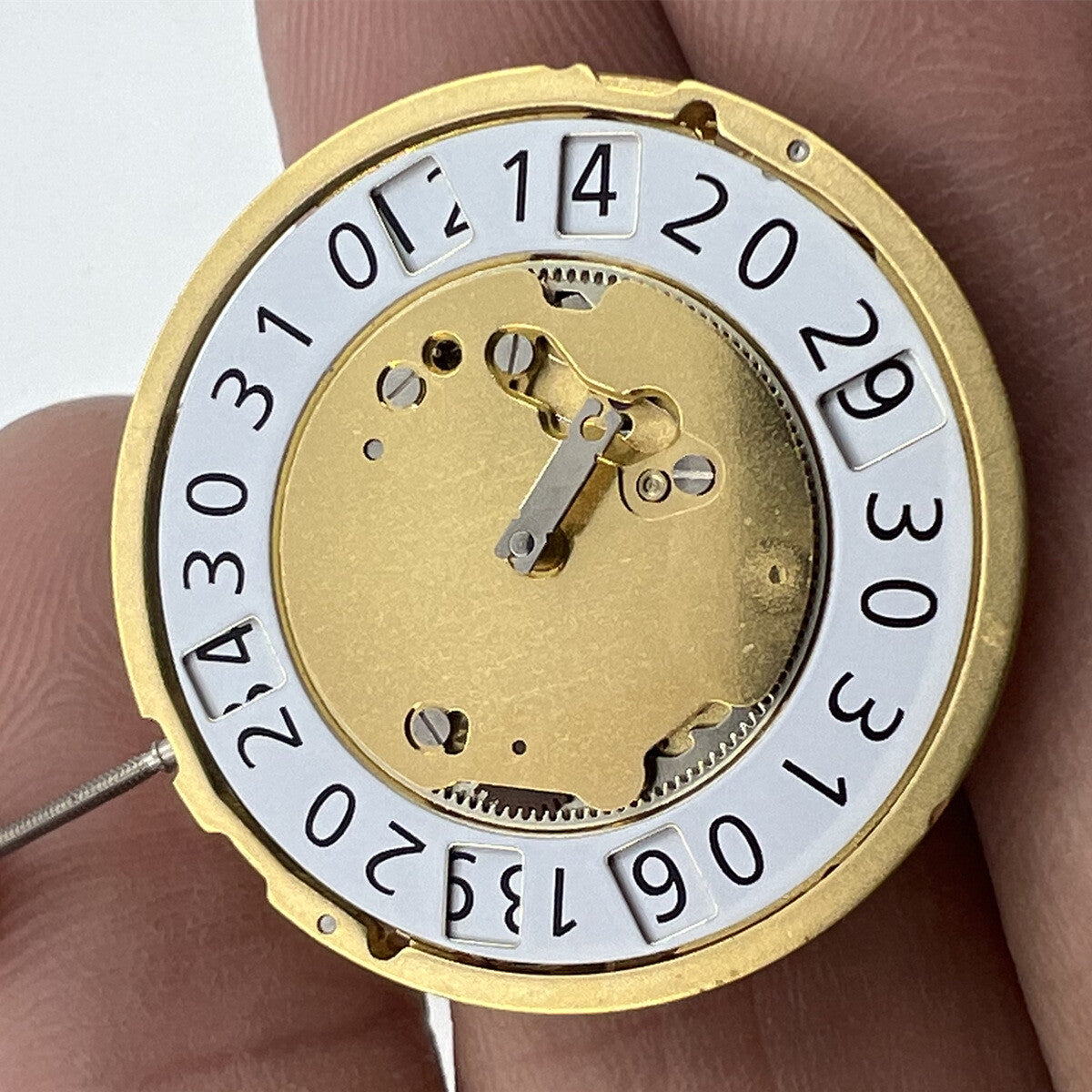 Ronda 6004B 6004.B Quartz Watch Movement Swiss Made Date At 12 Golden