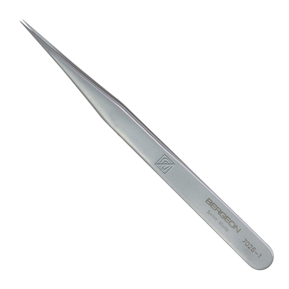 Bergeon 7026-1 Tweezer Antimagnetic Strong, Perfect Finish Swiss
