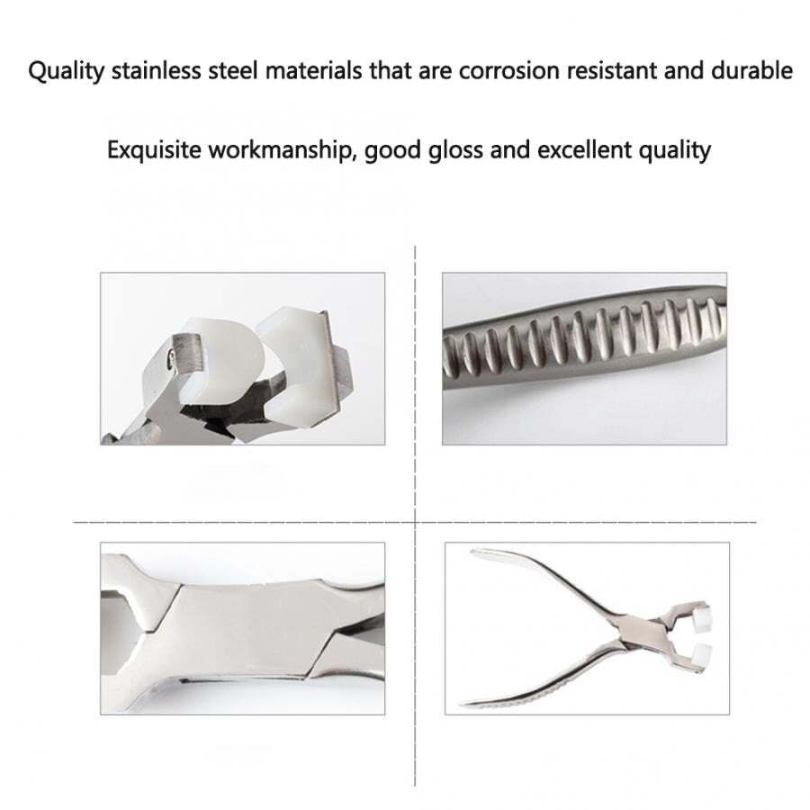 Eyeglasses Frame Adjusting Frame Pliers Nylon Flat Jaw Nylon End Repair Tool