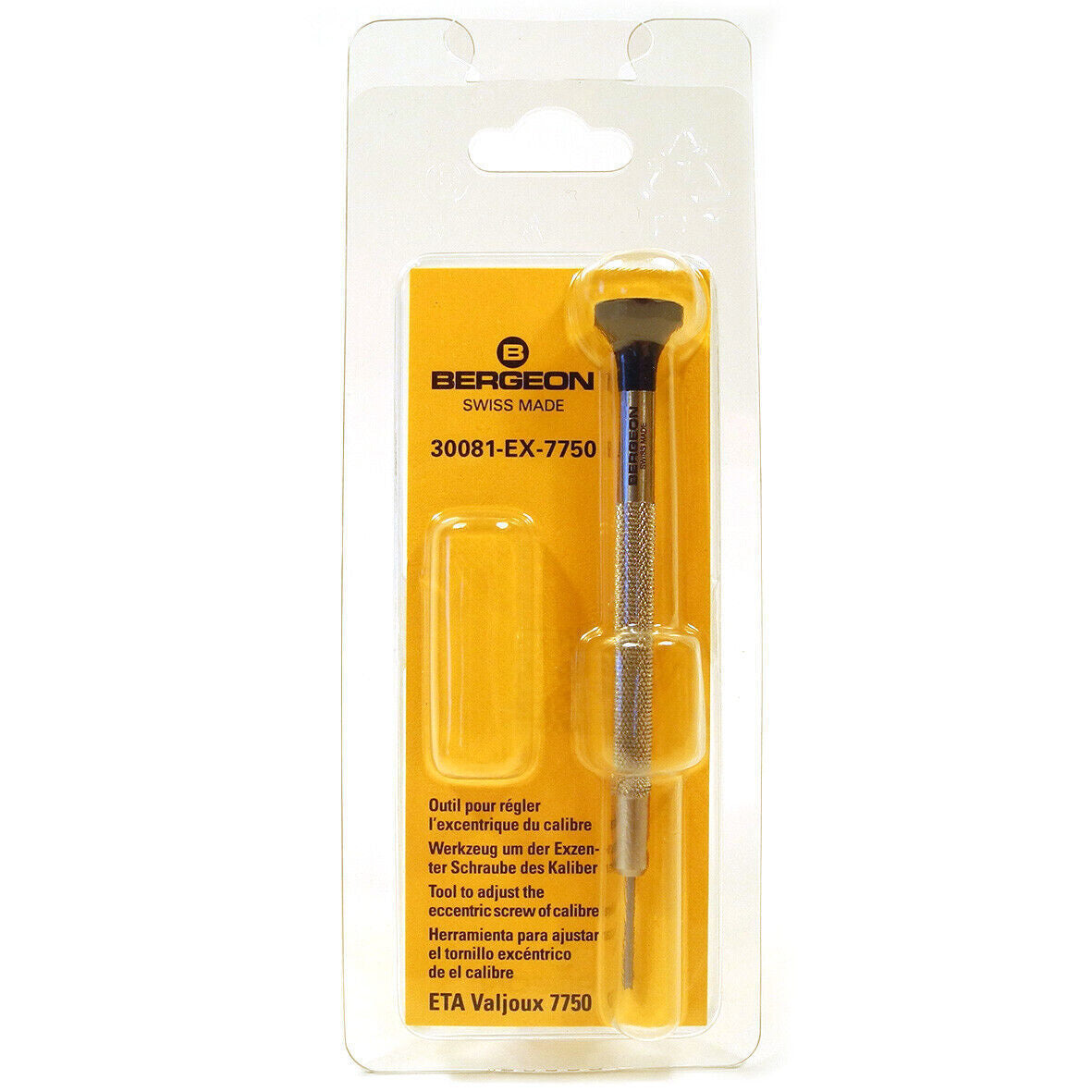 Bergeon 30081-EX-7750 Swiss Made Screwdriver for ETA Valjoux 7750 Swiss Made