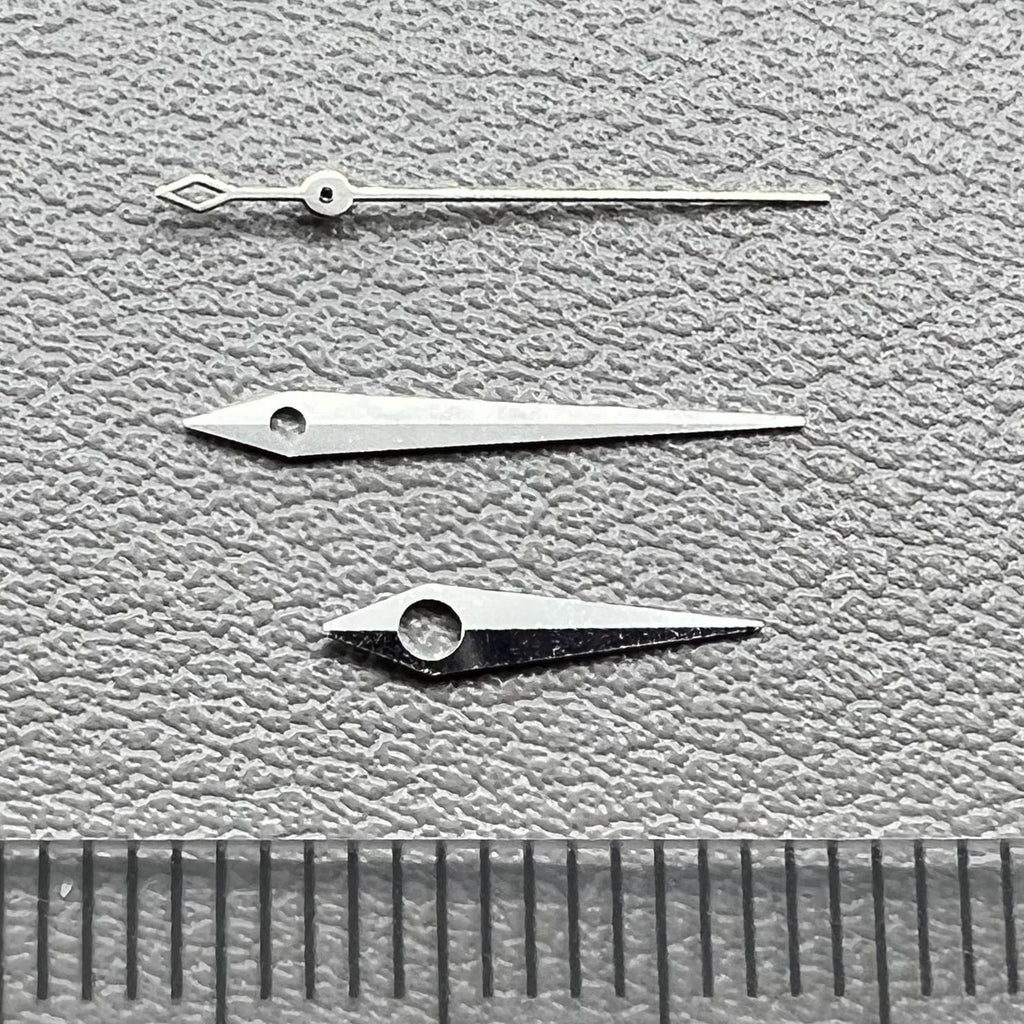 2 Sets/Pack Silver Cocktail Type No Lume Watch Hands for NH35/36 NH38 NH72 NH70