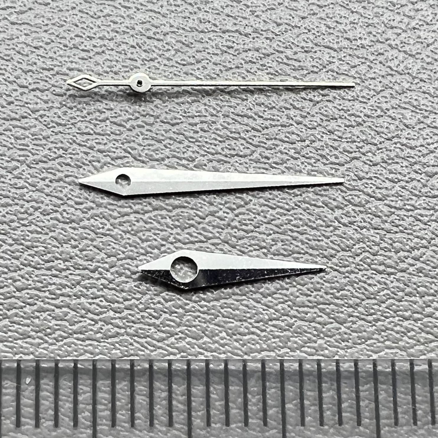 2 Sets/Pack Silver Cocktail Type No Lume Watch Hands for NH35/36 NH38 NH72 NH70
