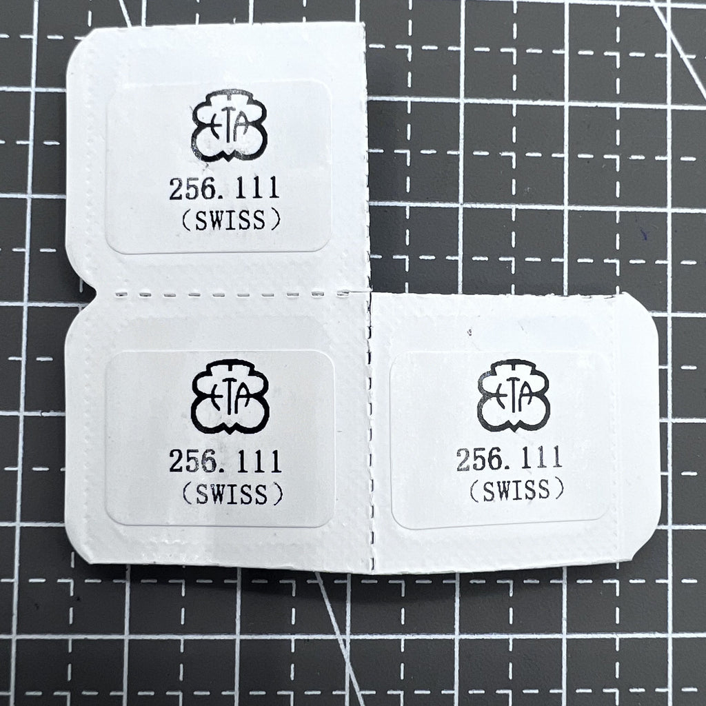 2 PIECES White Date Disk Wheel Date Wheel Date At 3 for Movement ETA 256.111