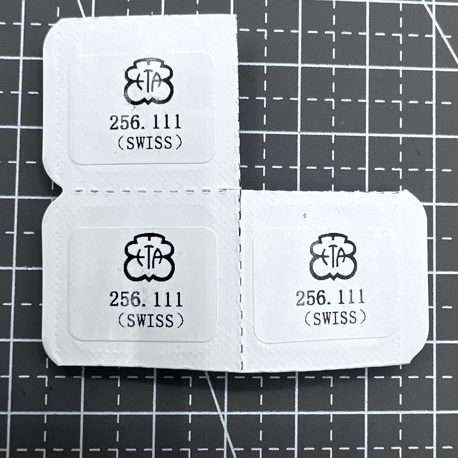 2 PIECES White Date Disk Wheel Date Wheel Date At 3 for Movement ETA 256.111