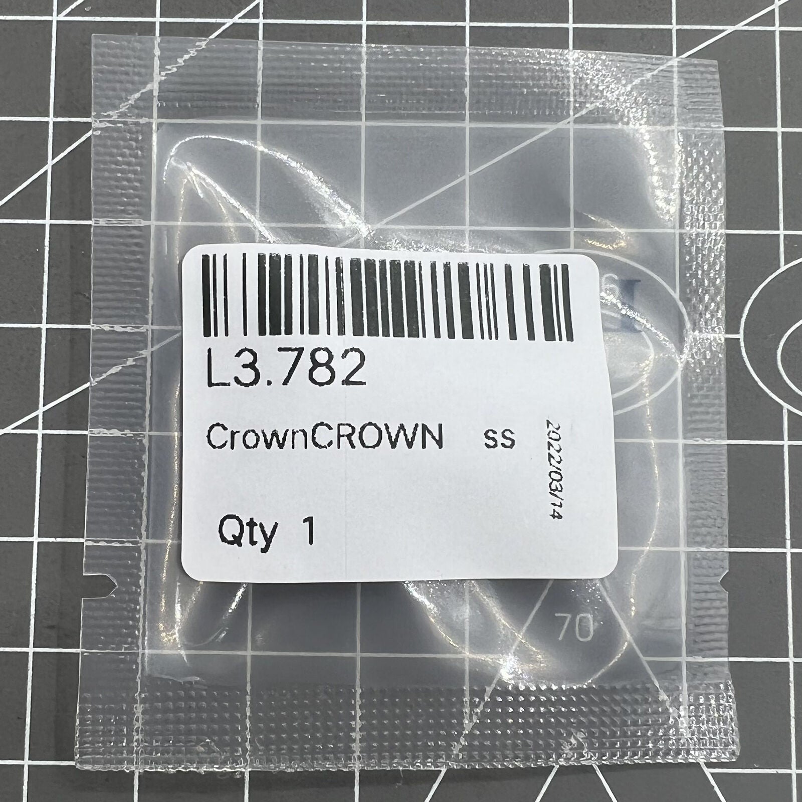 6.5X5.7mm Silver Replacement Watch Crown Generic for Conquest L3.782.4