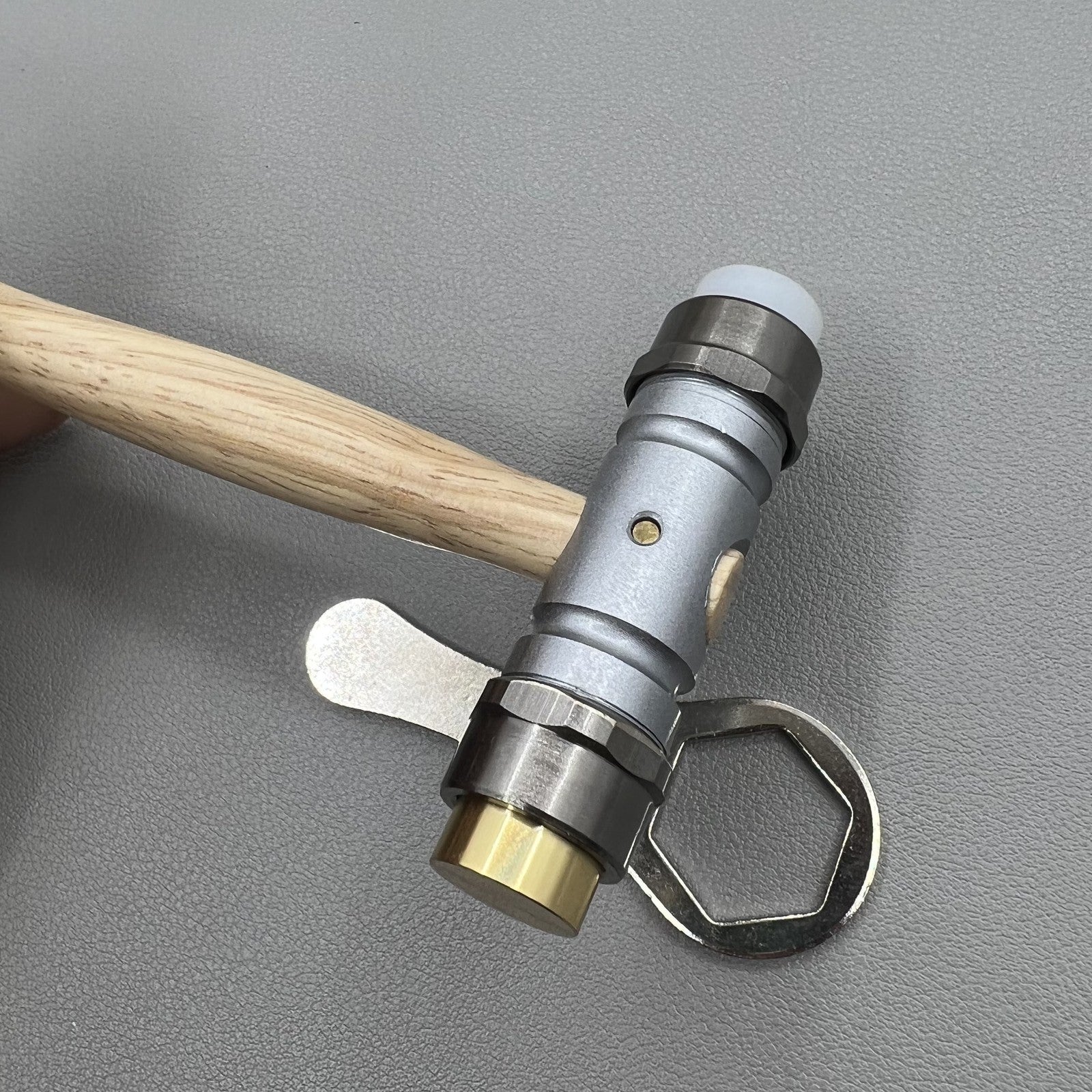 Bergeon 30417 Hammer With Replaceable Brass / Synthetic Ends Swiss Tool