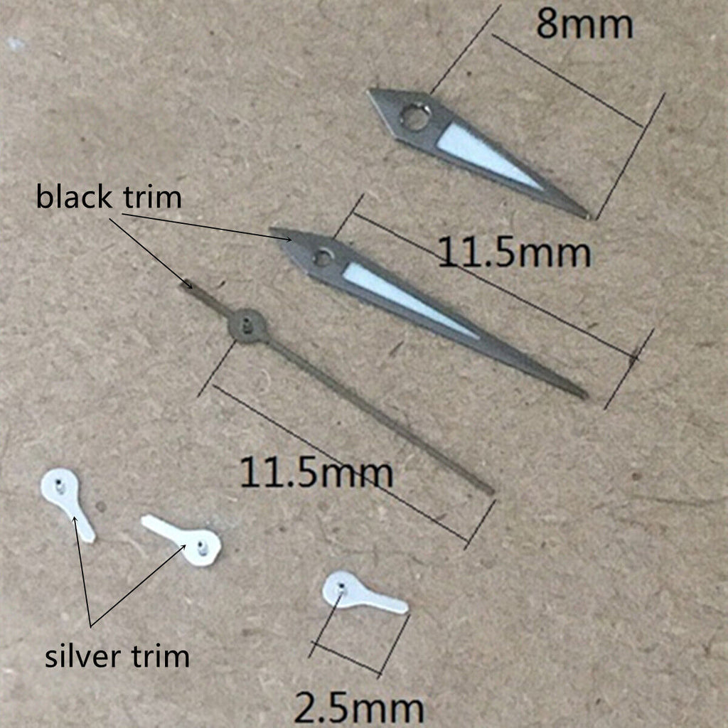 2 Sets/Pack White Small Second Hand Watch Hand for VX3J VX9J VX7J VX3N VX9N VX42