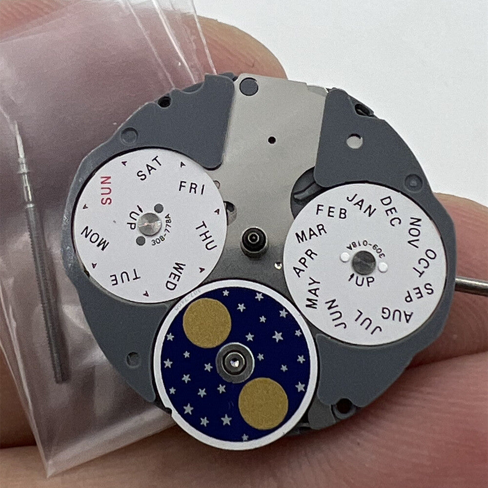 Miyota 6P80 Quartz Movement Watches Repair Parts Replaces 6380