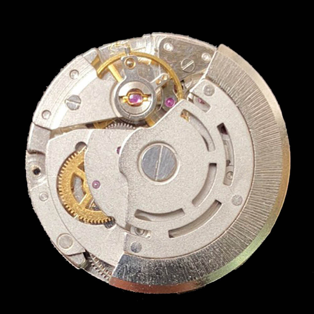 DG2813 Automatic Mechanical Movement 3 Hands Silver Mingzhu 2813 Golden Wheels