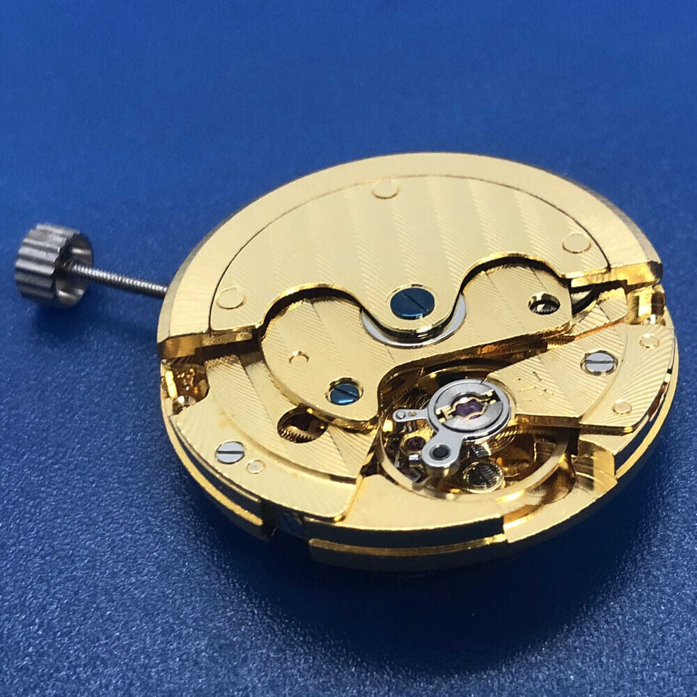 DG2813 Automatic Mechanical Movement 3 Hands Single Calendar, Hollowed-Out
