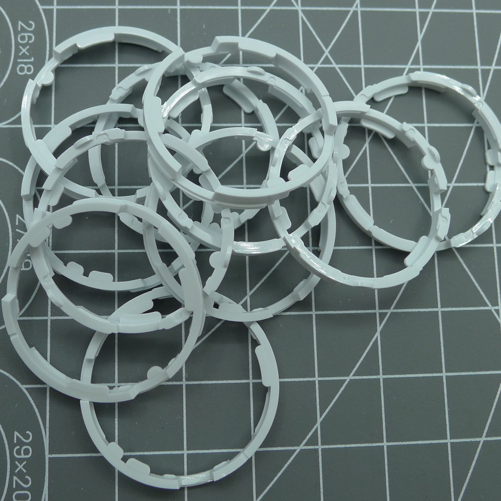 5x Plastic Watch Case Movement Cushion Mount Spacer Ring for Miyota 8200 Series
