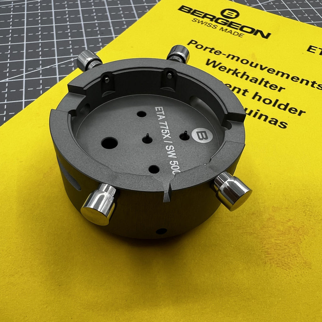 Swiss Bergeon 7100-ETA-775X Movement Holder ETA 7750-7758 / SW500 13 1/4 Tool