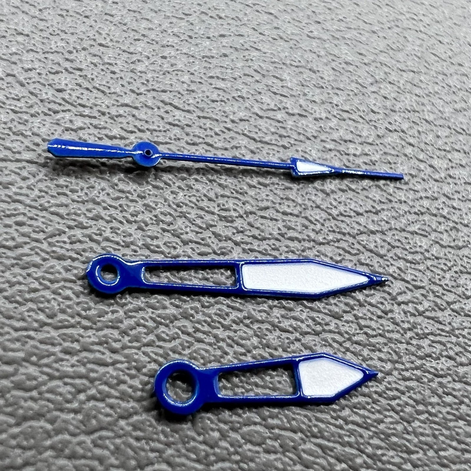 2 Sets/Pack Blue Trim Lume Watch Hands for Miyota 2035 Movement P1-H4-C106