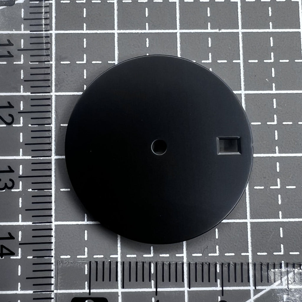 28.5mm Black No Lume Single Calendar Watch Dial Fit for Movement NH35 /36