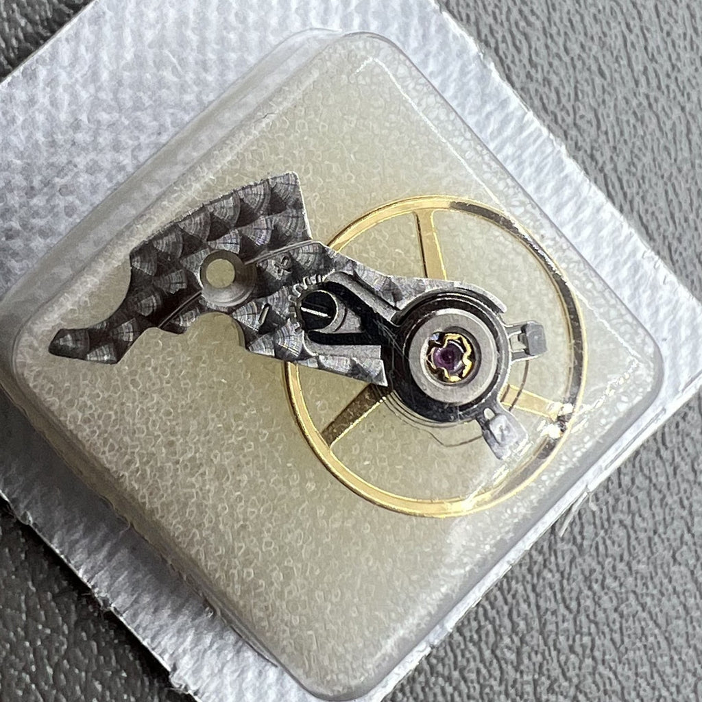 Silver Balance Wheel Splint With Veins For ETA 2824 2836 Movement