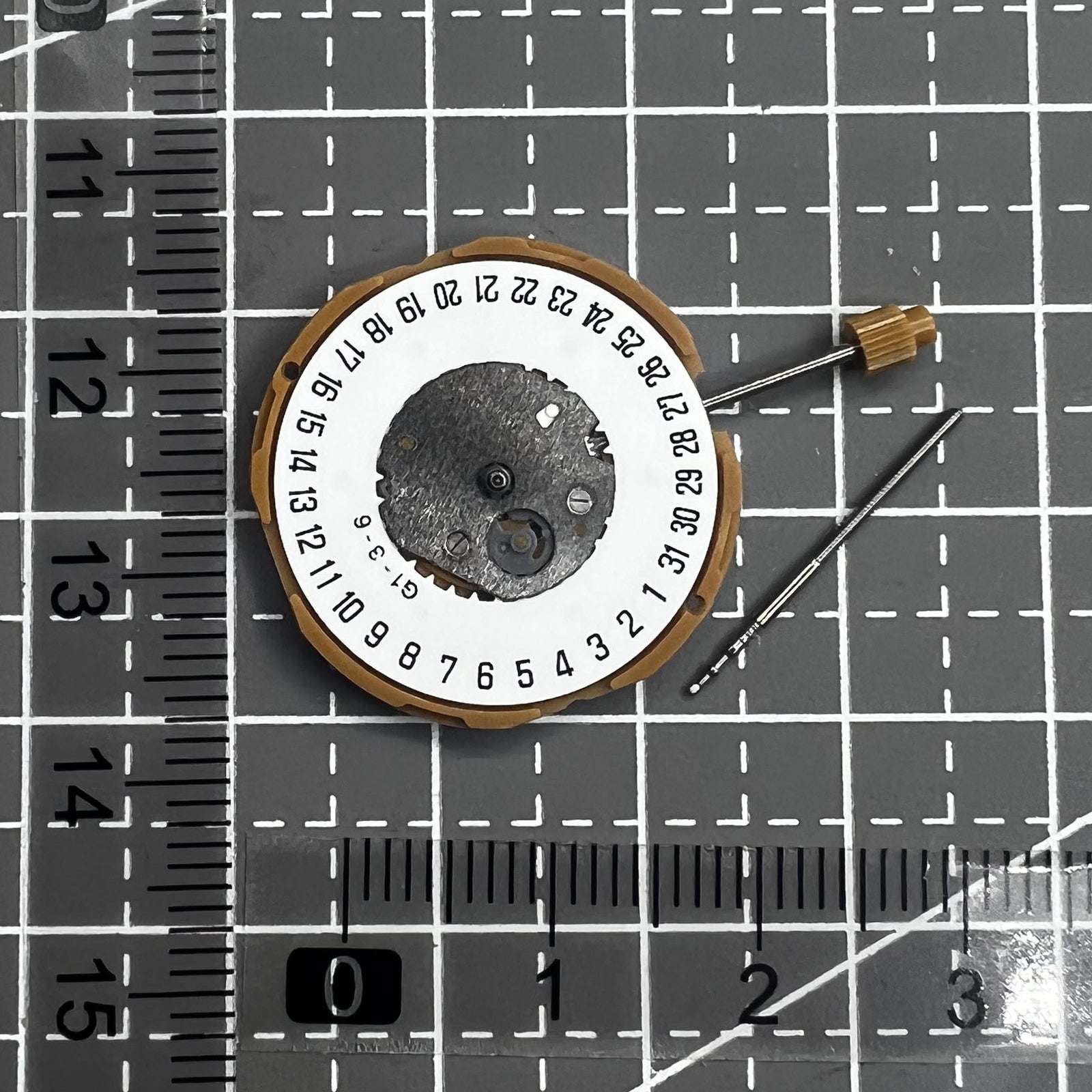 Japan Miyota GM10 Quartz Movement Date at 6