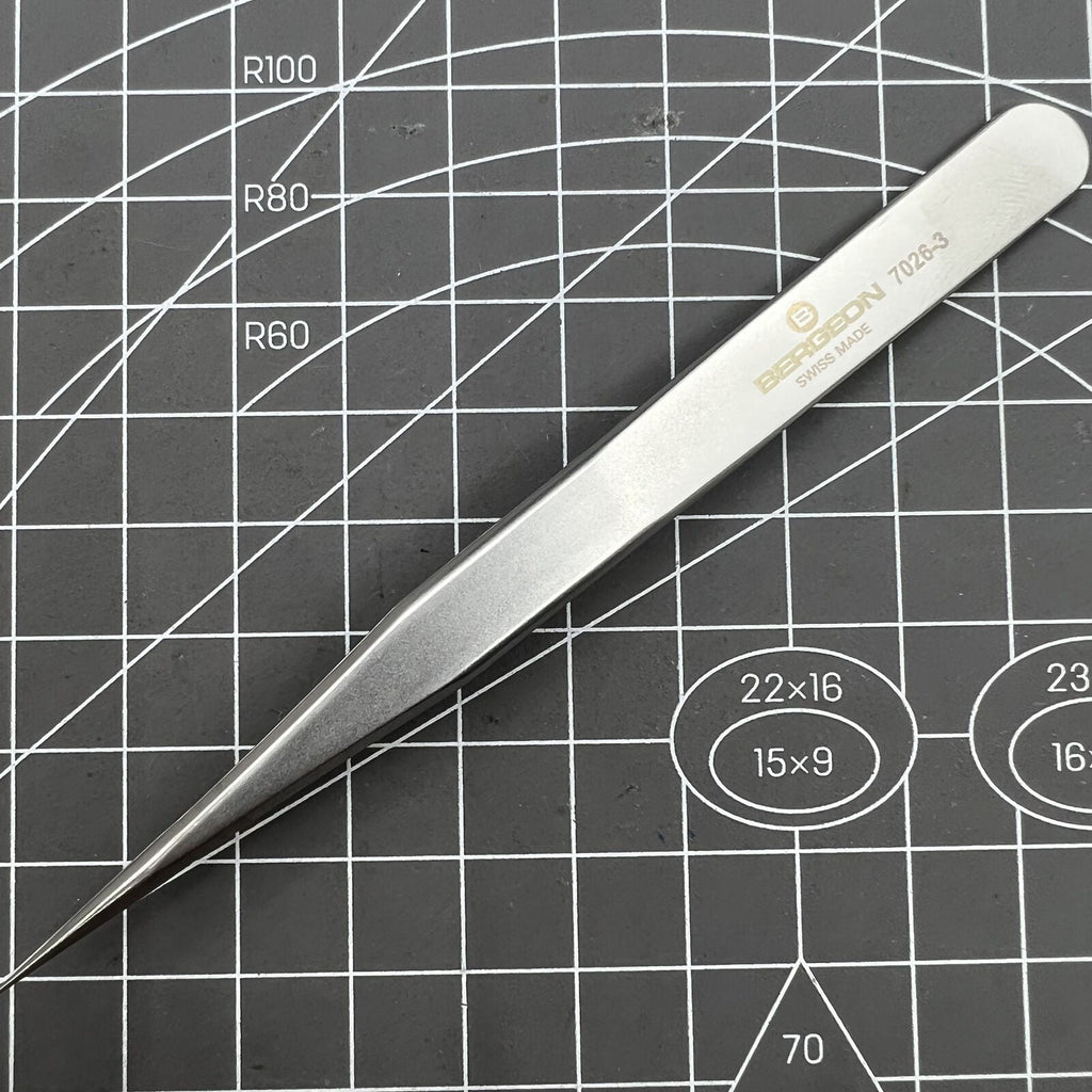 Bergeon 7026-3 7024-3 Replacement Antimagnetic Tweezer Fine Hairsprings