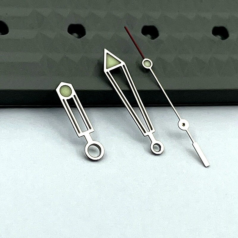Green Luminous Watch Hands Set For NH35 Movement P2-1-C