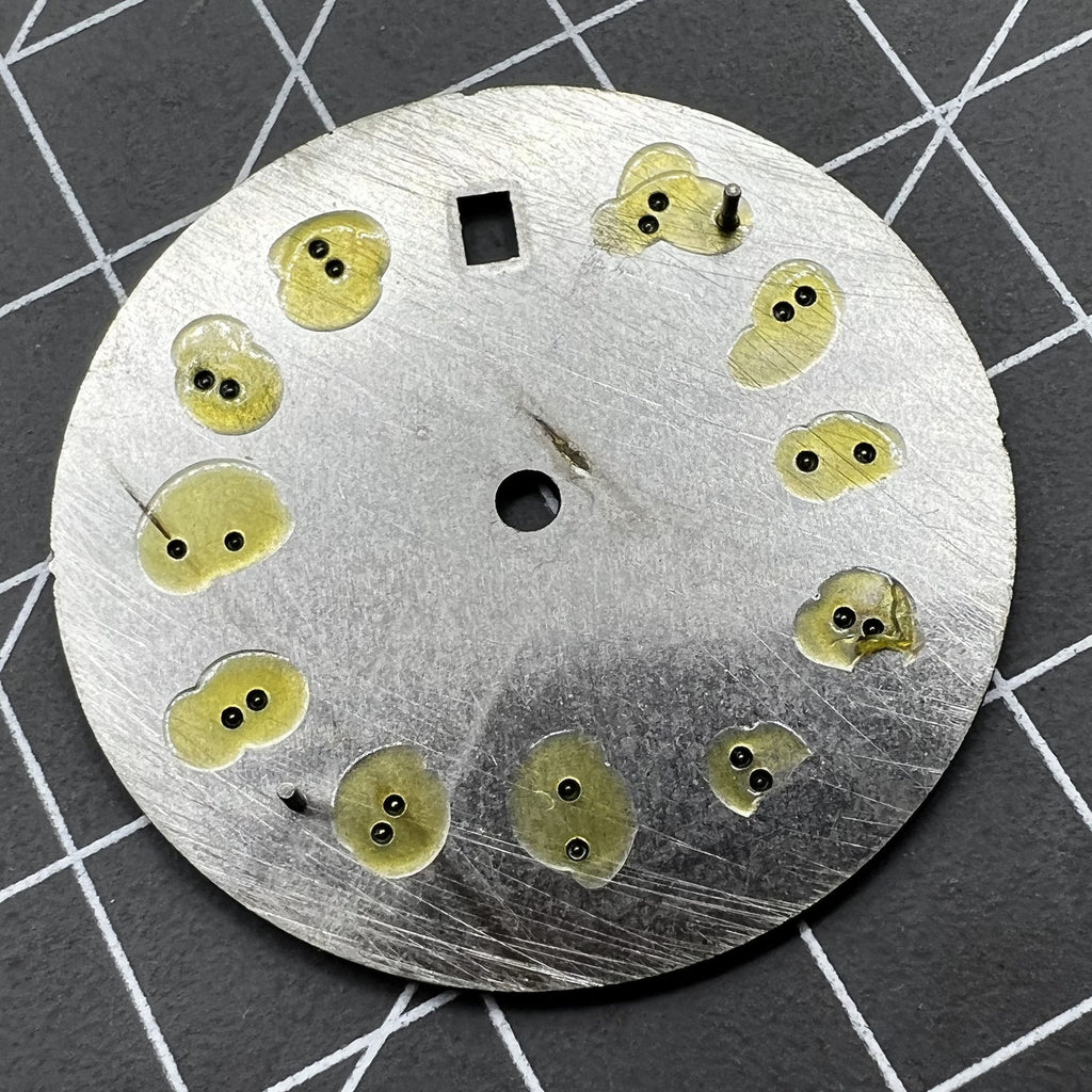 33.5mm Green Luminous Watch Dial for Movement Seiko NH35/35A NH36/36A
