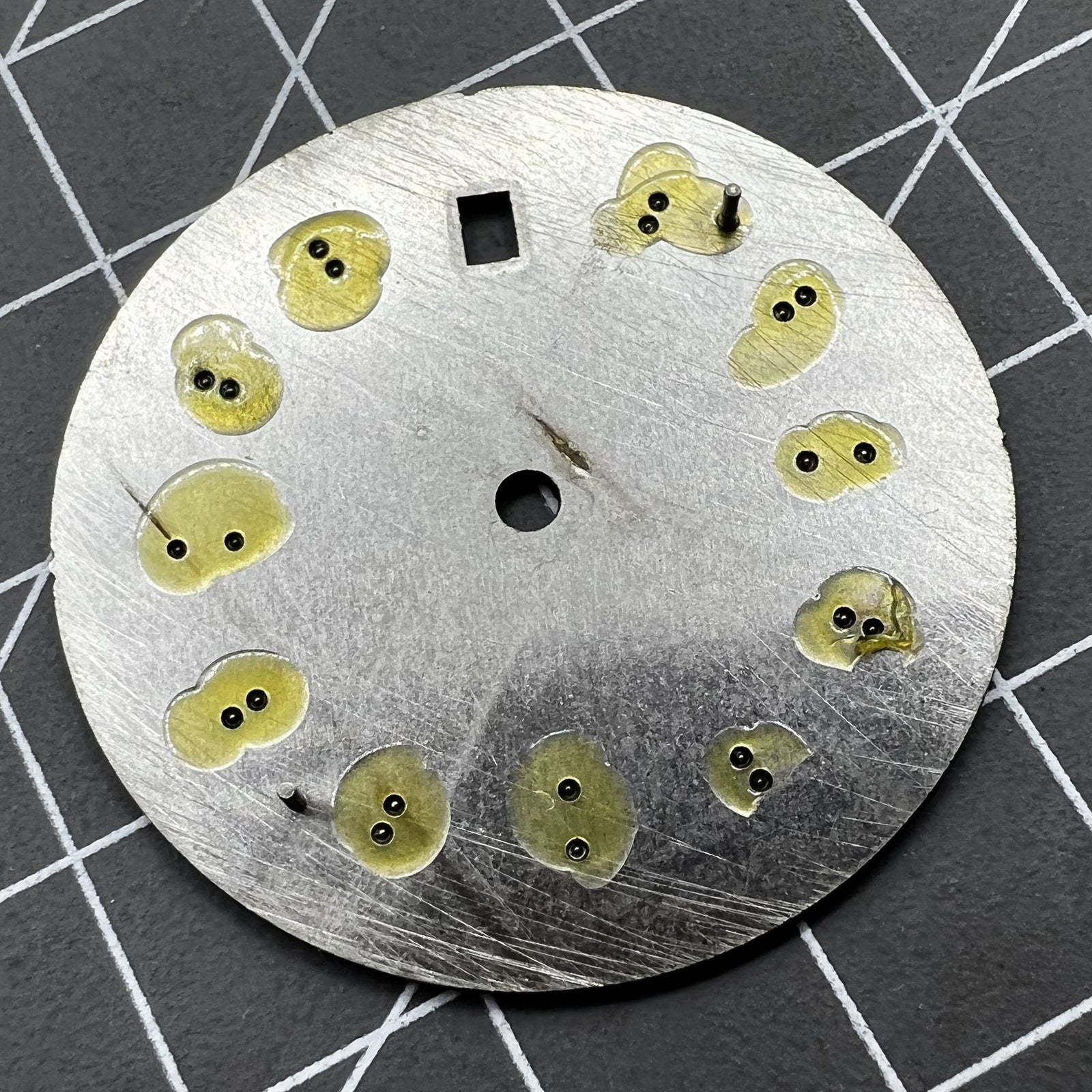 33.5mm Green Luminous Watch Dial for Movement Seiko NH35/35A NH36/36A