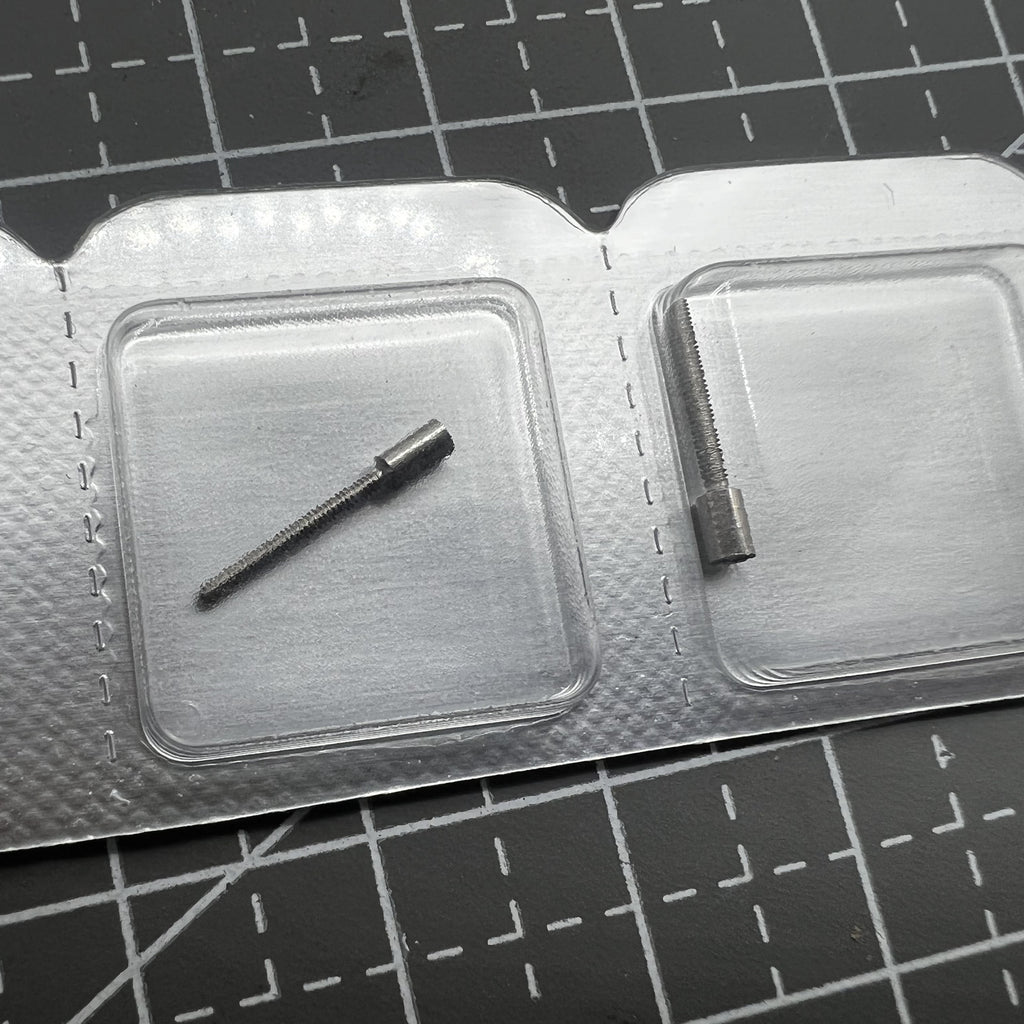 2 PIECES 1.2mm Transfer to 0.9mm Swiss Stainless Steel Extension Stems Interface
