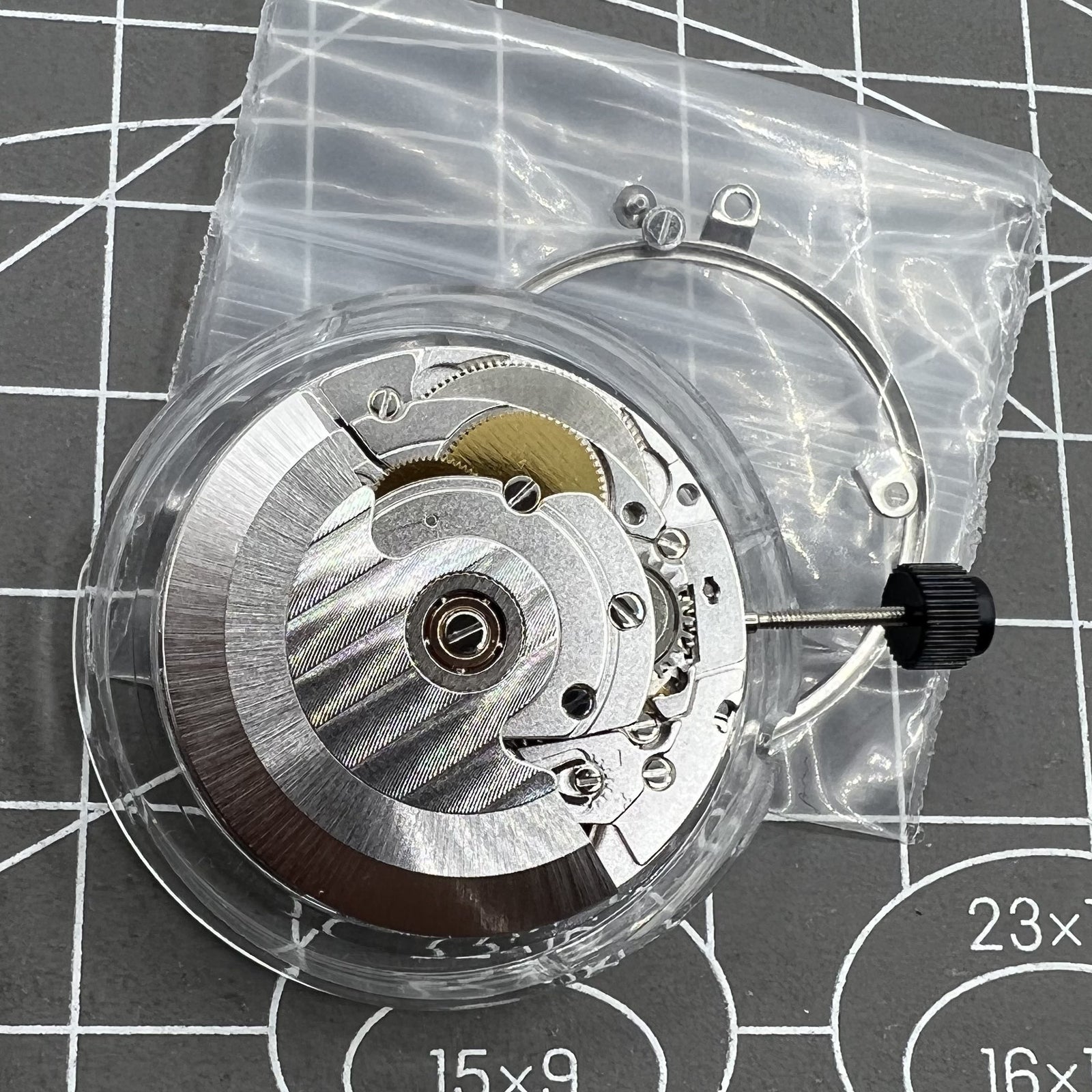 Seagull 2824 Mechanical Movement Single Calendar At 3 Black Dial