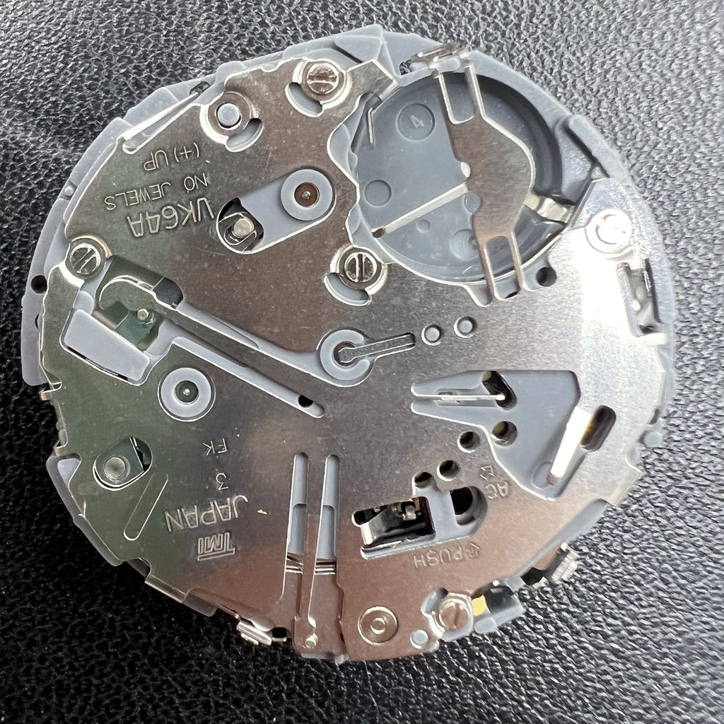 Japan Hattori VK64 VK64A Date at 6 QUARTZ Movement