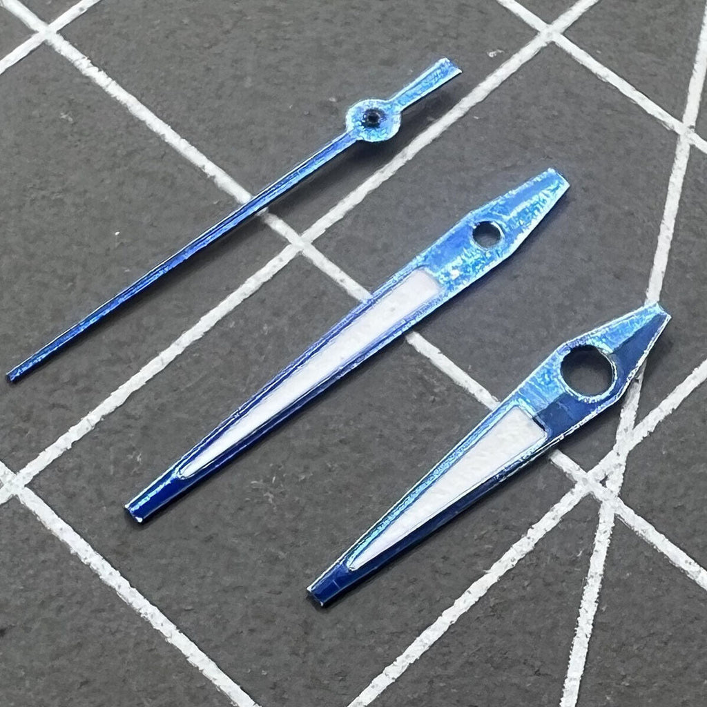 2 Sets/Pack Blue Trim Green Lume Hands for Miyota 2315 2035 2036 2115 2305