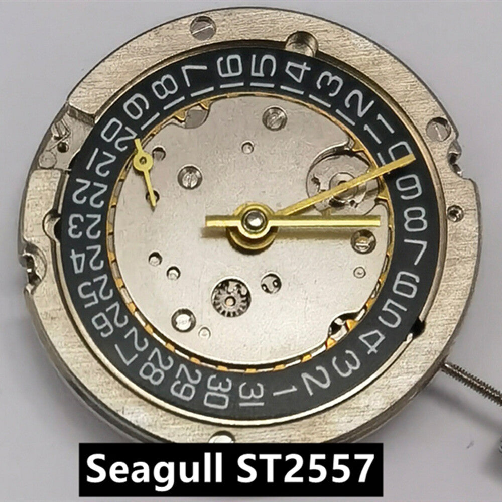ST25 Seagull ST2557 China Made Mechanical Automatic Movement GMTSecond at 9