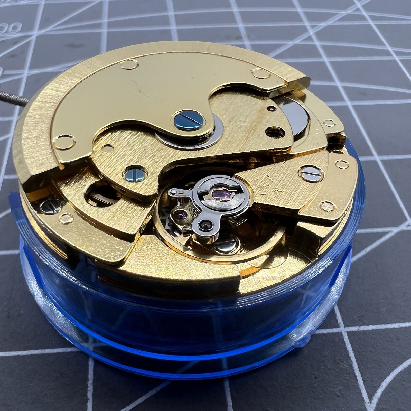 Seagull ST16 T16 Golden Automatic Mechanical Movement 3 Hands Single Calendar