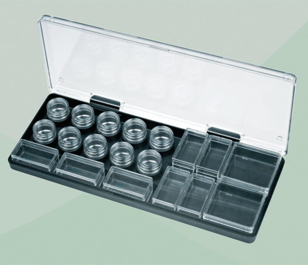 Horotec MSA17.507 Storage Box Aluminium with 19 Insert Boxes Replace 6088-F