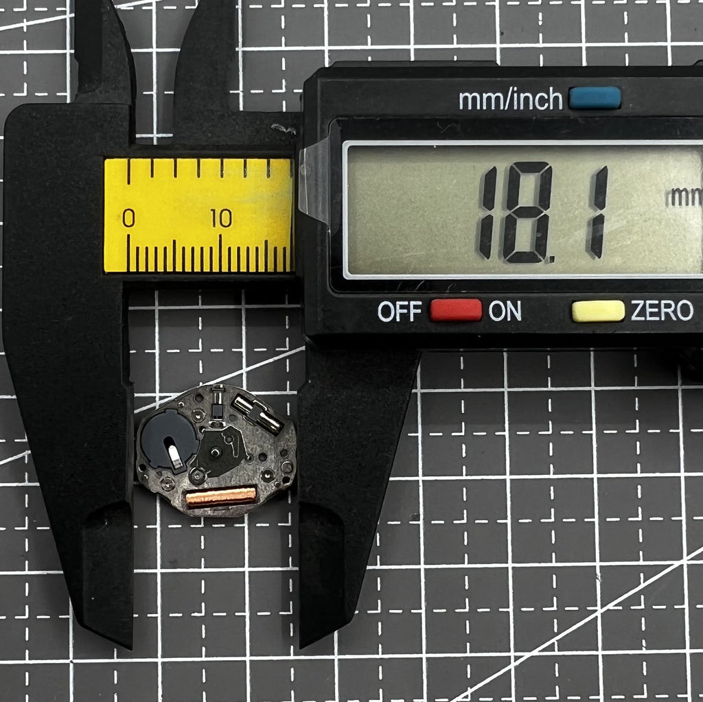 Miyota GL24 Quartz Movement 2 Hands Silver Movement