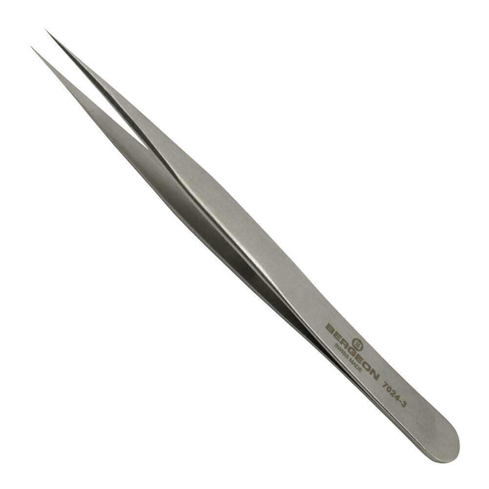 Bergeon 7024-3 Anti Magnetic Tweezers Size 120mm Swiss Watchmaker Tool