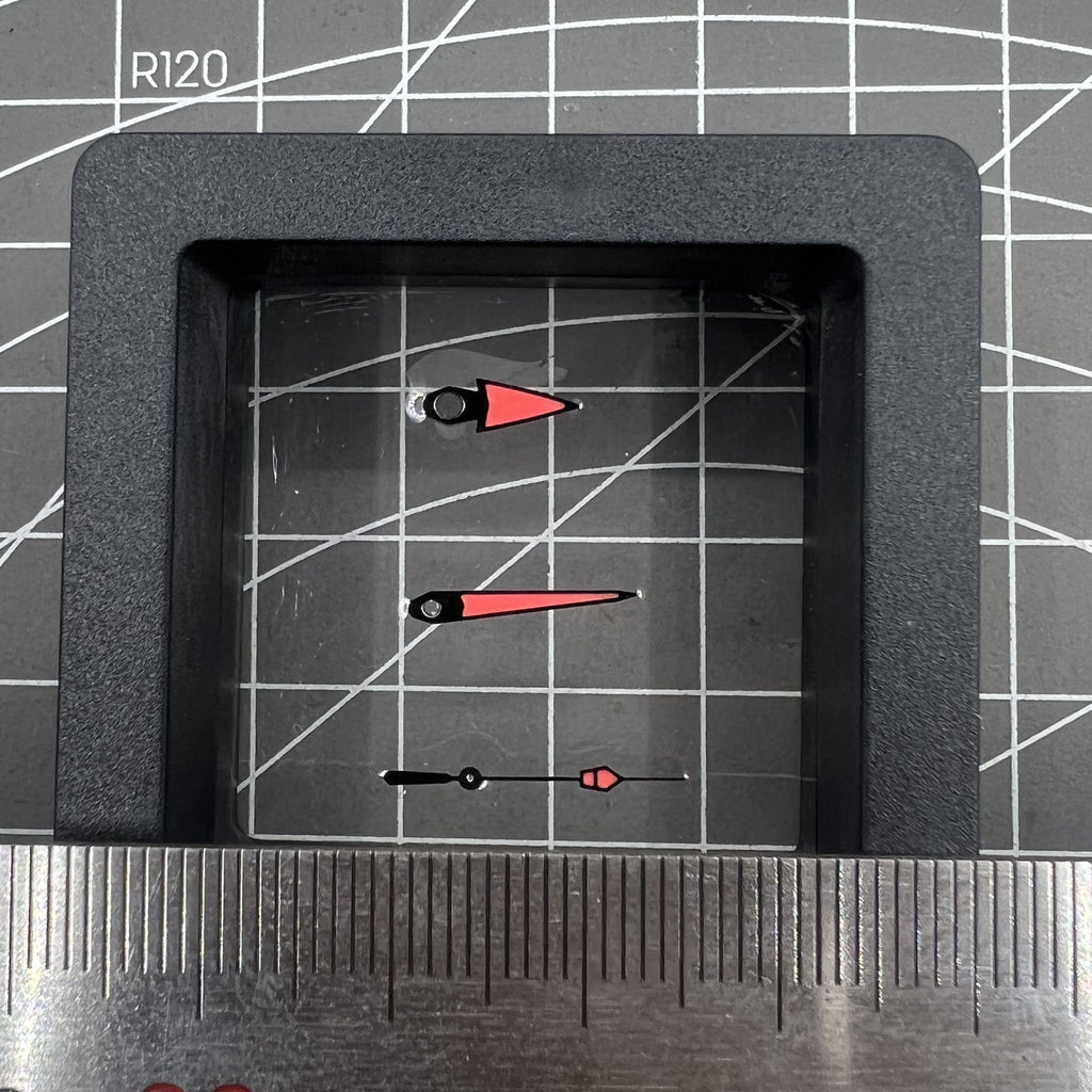 New C3 Red Luminous Watch Hands Set For NH35/36/4R/6R Movement P1-7-C