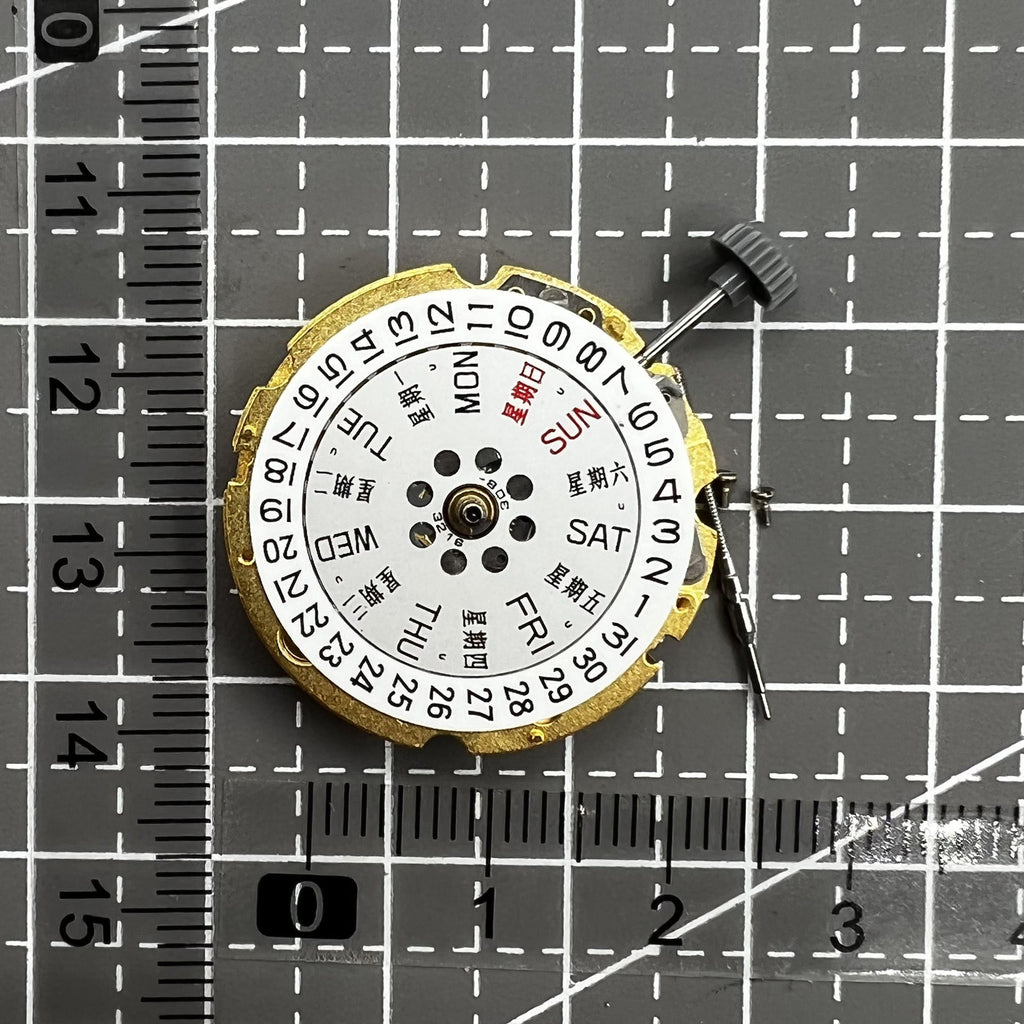 Golden Plated Miyota /Citizen 8205 Automatic Mechanical Movement