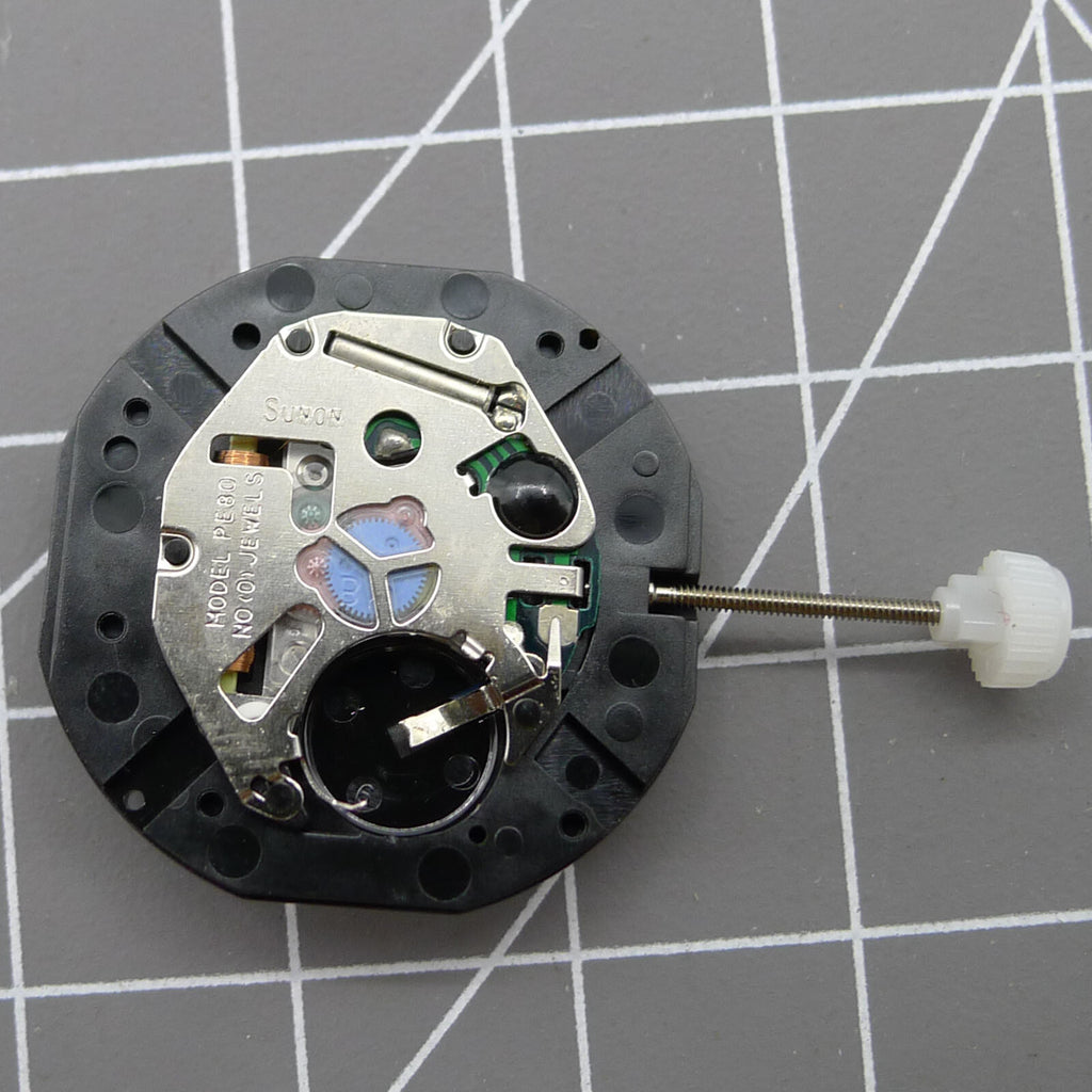 Sunon PE80 Quartz Movement 3 Hands With Small Second @3@6@9 Movement
