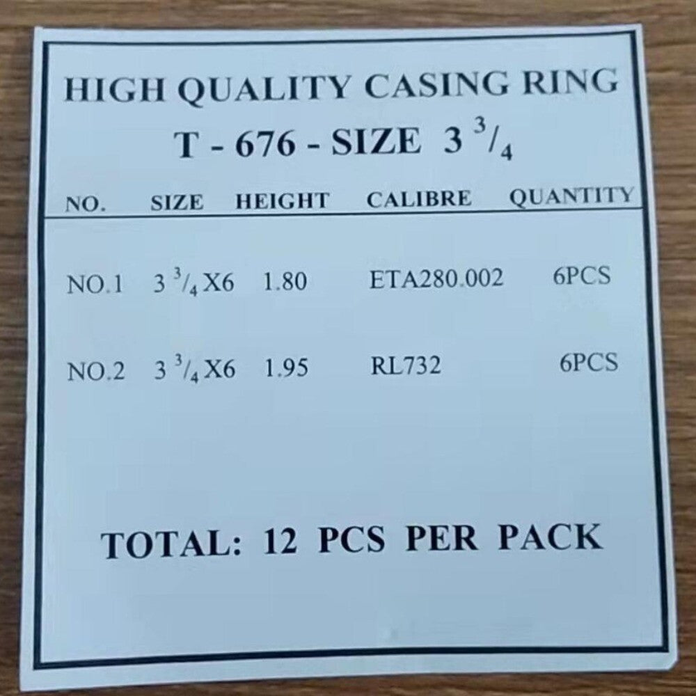 12pcs Plastic Watch Movement Holder Spacer Casing Ring for 280.002 RL732