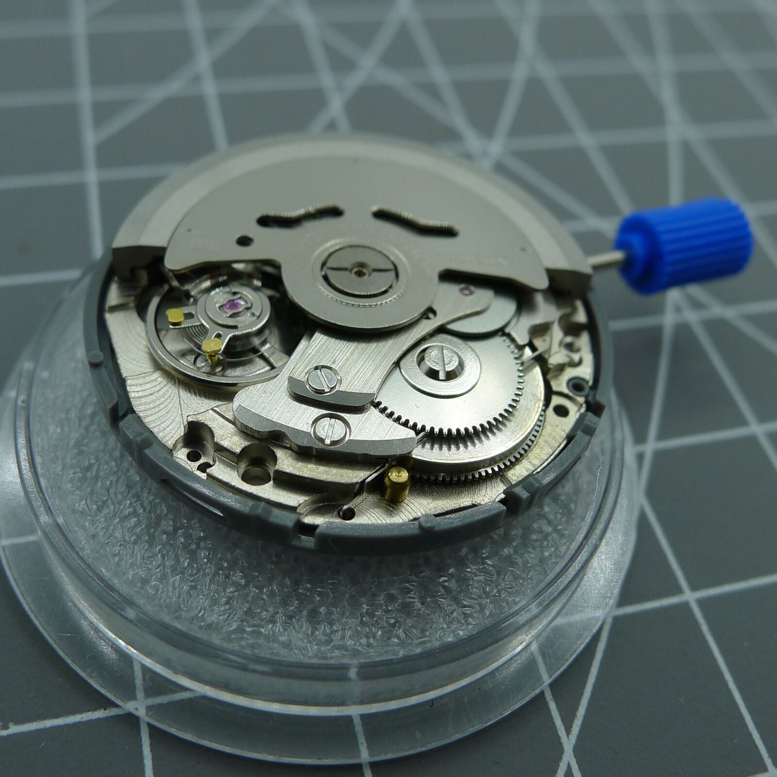 Seiko NH36 Crown@3.8 Automatic Mechanical Movement Black Dial Golden Font Date@3