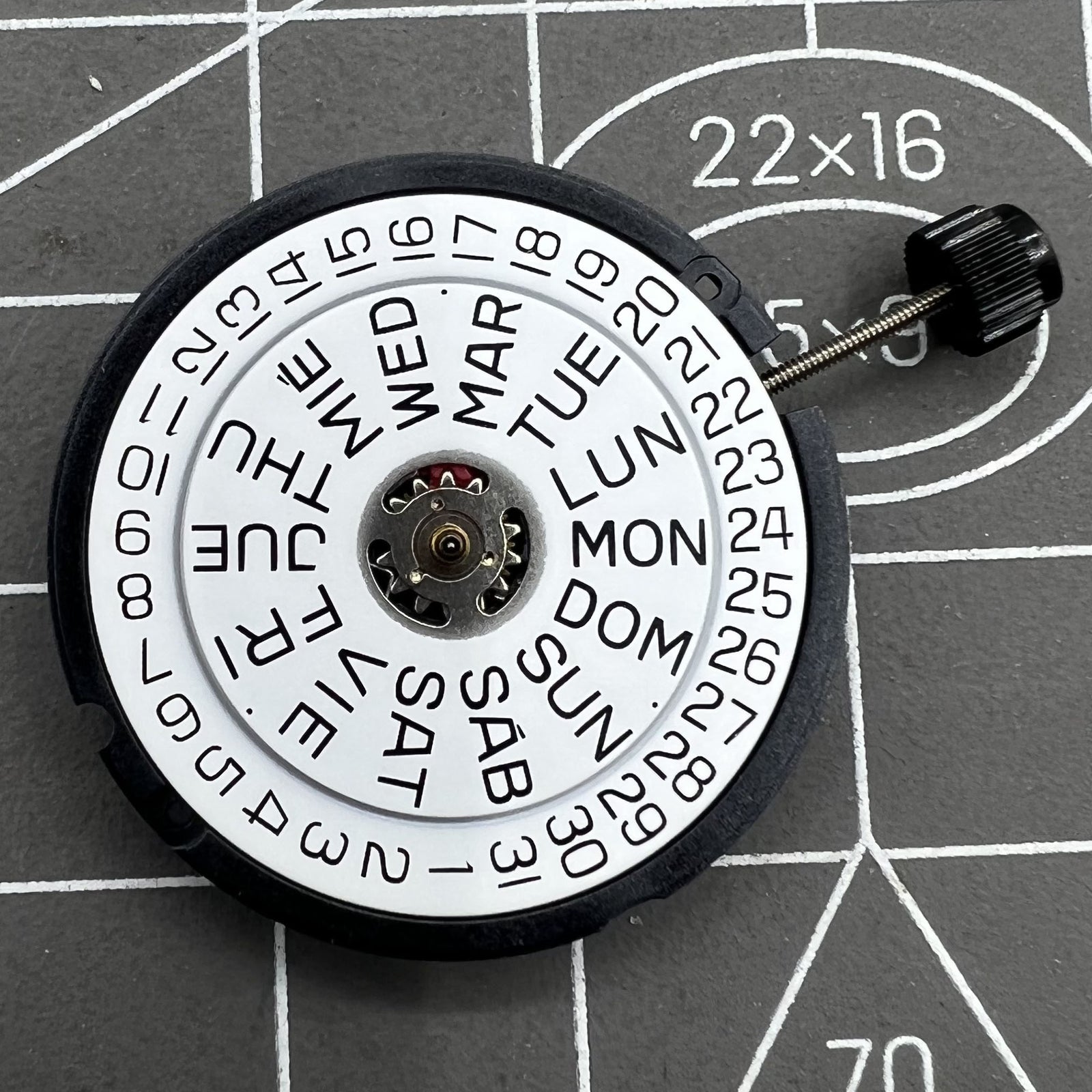ETA 805.112 Quartz Movement 3 Hands Date At 3 Swiss Movement